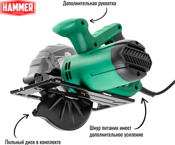Изображение товара Дисковая пила Hammer Flex CRP1300D