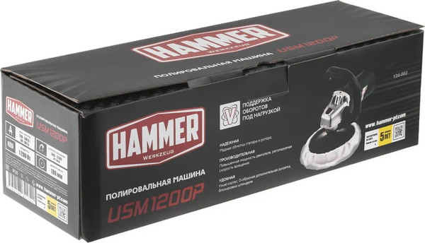 Изображение товара Угловая шлифовальная машина Hammer Flex USM1200E