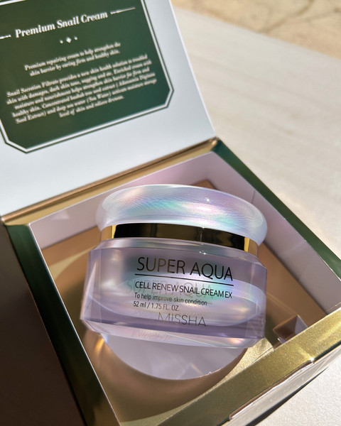 Изображение товара Крем для лица Missha Super Aqua Cell Renew Snail Cream регенерирующий (47г)
