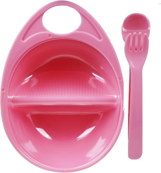 Изображение товара Набор посуды для кормления Sun Delight 33010 (розовый)
