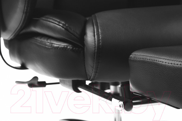 Изображение товара Кресло офисное Norden Parlament / H-2021-35 (хром/экокожа черный)