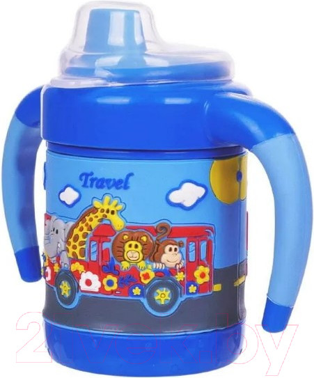 Изображение товара Поильник Sun Delight 33035 (180мл, синий)
