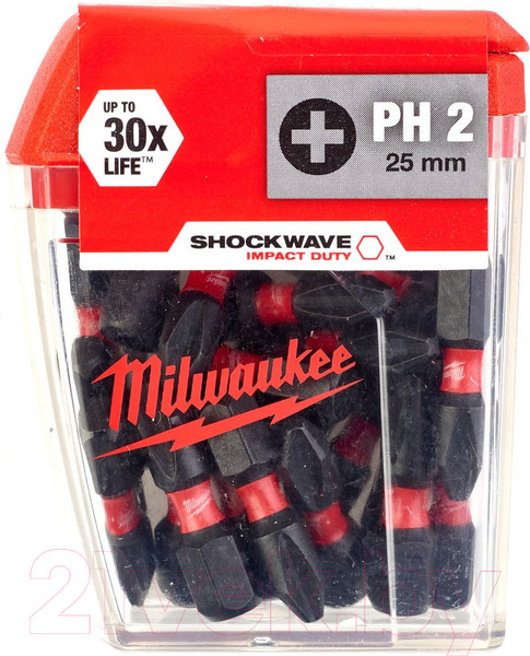 Изображение товара Набор бит Milwaukee Shockwave Impact Duty 4932430853
