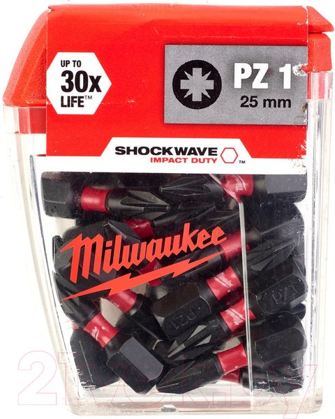 Изображение товара Набор бит Milwaukee Shockwave Impact Duty 4932430861