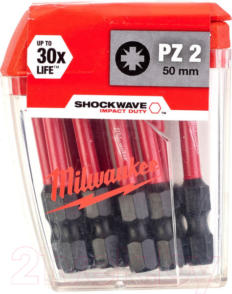 Изображение товара Набор бит Milwaukee Shockwave Impact Duty 4932430866