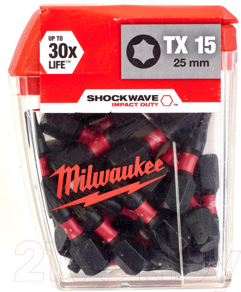 Изображение товара Набор бит Milwaukee Shockwave Impact Duty 4932430873