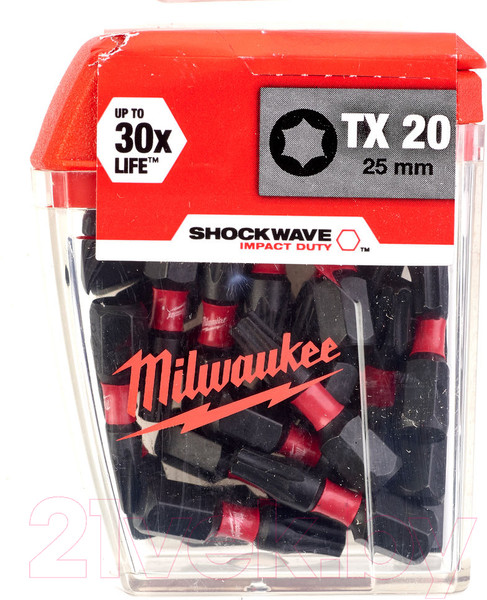 Изображение товара Набор бит Milwaukee Shockwave Impact Duty 4932430875