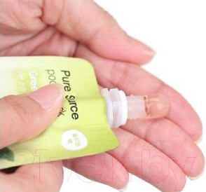 Изображение товара Маска для лица гелевая Missha Pure Source Pocket Pack Green Tea ночная (10мл)