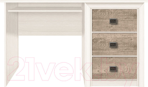 Изображение товара Компьютерный стол Black Red White Коен BIU/130 (ясень снежный/сосна натуральная)