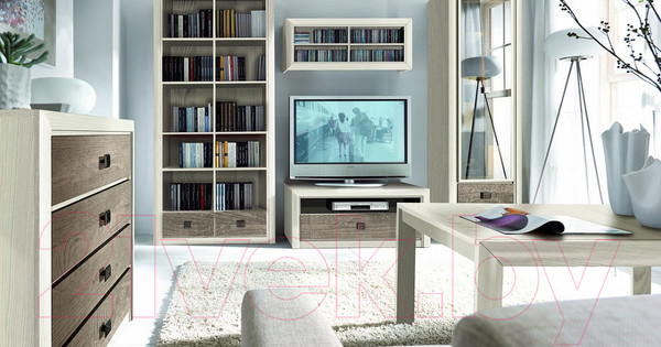 Изображение товара Компьютерный стол Black Red White Коен BIU/130 (ясень снежный/сосна натуральная)