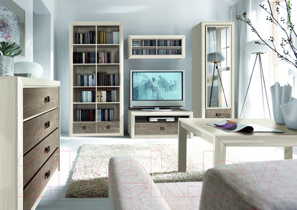 Изображение товара Тумба Black Red White Коен KOM2D4S (ясень снежный/сосна натуральная)