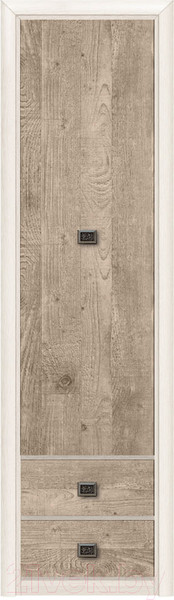 Изображение товара Шкаф-пенал Black Red White Коен REG1D2S (ясень снежный/сосна натуральная)