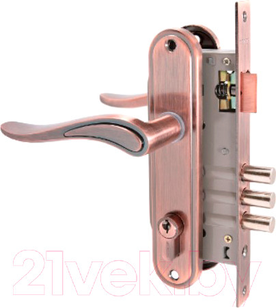 Изображение товара Замок врезной Аллюр 102/3 (медь)