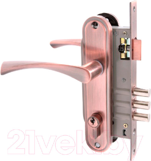 Изображение товара Замок врезной Аллюр 103/3 (медь)