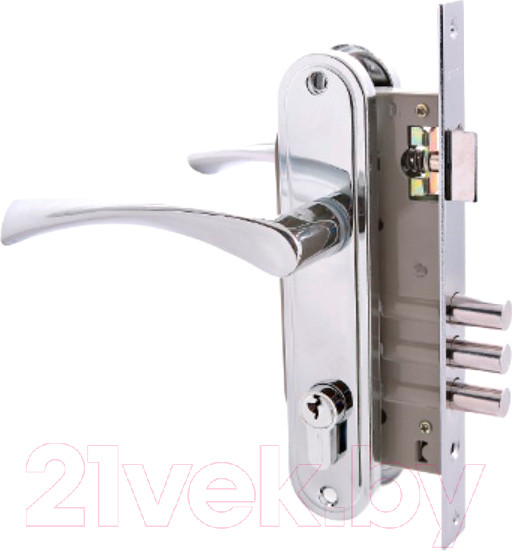 Изображение товара Замок врезной Аллюр 103/3 (хром)