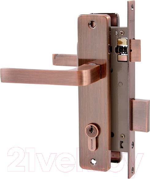 Изображение товара Замок врезной Аллюр 126/1 (медь)