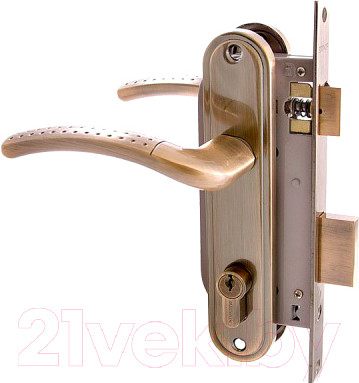 Изображение товара Замок врезной Аллюр 132/1 (бронза)