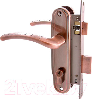 Изображение товара Замок врезной Аллюр 132/1 (медь)