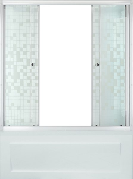 Изображение товара Стеклянная шторка для ванны Triton Мозаика 150x147.5