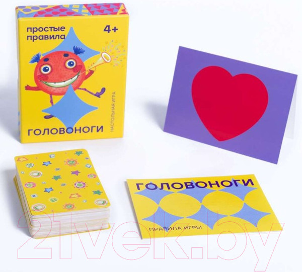 Изображение товара Настольная игра Простые правила Головоноги РР-43