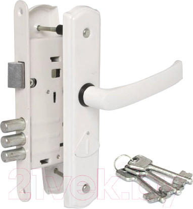 Изображение товара Замок врезной Avers ЗВ9-4-1-4 (белый)