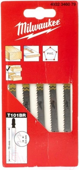 Изображение товара Набор пильных полотен Milwaukee T101BR 4932346079