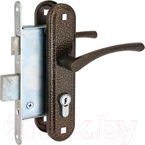 Изображение товара Замок врезной Аллюр Стандарт ЗВ4-3.07С (бронза)