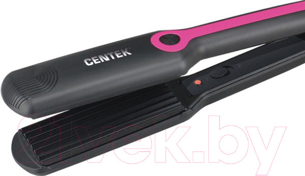 Изображение товара Щипцы гофре Centek CT-2015 (черный/розовый)