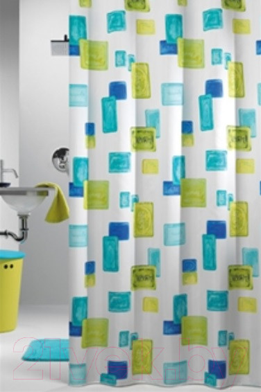 Изображение товара Шторка-занавеска для ванны Sealskin 232761324 (голубой)