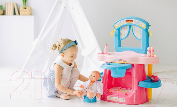 Изображение товара Пупс с аксессуарами Полесье Няня / 0124 (в коробке)