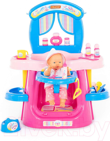 Изображение товара Пупс с аксессуарами Полесье Няня / 0124 (в коробке)