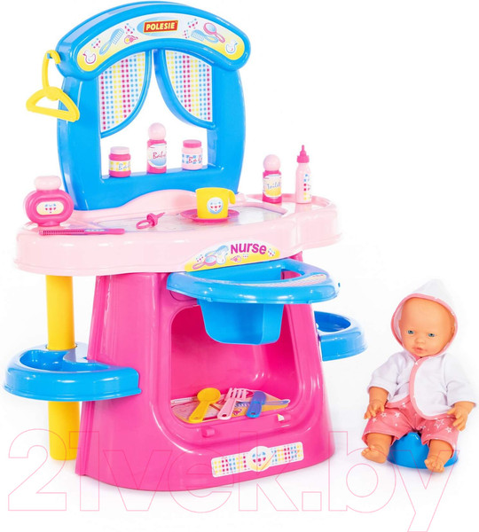 Изображение товара Пупс с аксессуарами Полесье Няня / 0124 (в коробке)