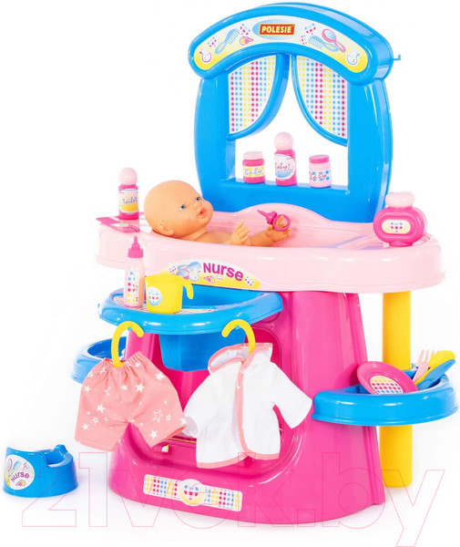 Изображение товара Пупс с аксессуарами Полесье Няня / 0124 (в коробке)