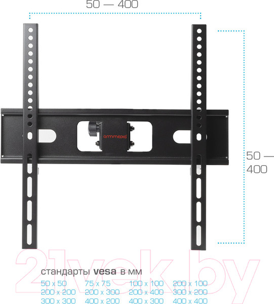 Изображение товара Кронштейн для телевизора ARM Media PT-15 (черный)