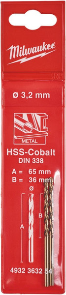 Изображение товара Набор сверл Milwaukee HSS-Co 4932363254