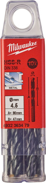 Изображение товара Набор сверл Milwaukee HSS-R 4932363479