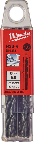 Изображение товара Набор сверл Milwaukee HSS-R 4932363484