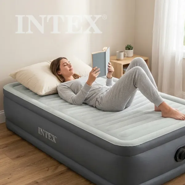 Изображение товара Надувная кровать Intex Premaire Elevated Airbed 64902 (с насосом)