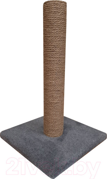 Изображение товара Когтеточка Cat House Столбик 0.5 (джут серый)