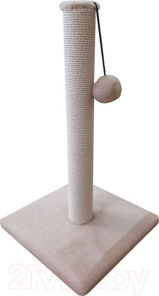 Изображение товара Когтеточка Cat House Столбик 0.6 (хлопок бежевый)