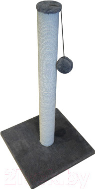 Изображение товара Когтеточка Cat House Столбик 0.75 (хлопок серый)