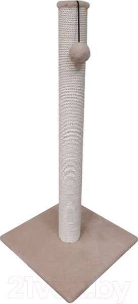 Изображение товара Когтеточка Cat House Столбик 0.9 (хлопок бежевый)