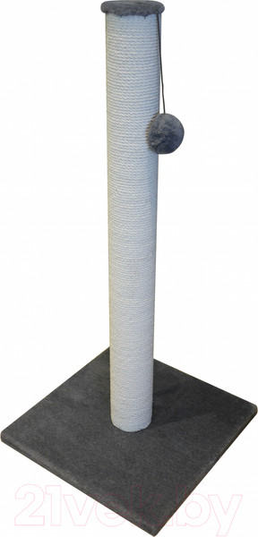 Изображение товара Когтеточка Cat House Столбик 0.9 (хлопок серый)
