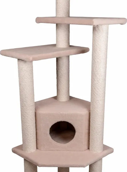 Изображение товара Комплекс для кошек Cat House Торнадо (хлопок бежевый)