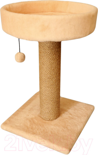 Изображение товара Лежанка-когтеточка Cat House 0.55 (джут бежевый)