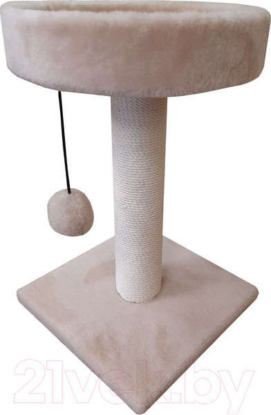 Изображение товара Лежанка-когтеточка Cat House 0.55 (хлопок бежевый)