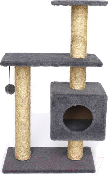 Изображение товара Комплекс для кошек Cat House Буран 1.06 (сизаль серый)