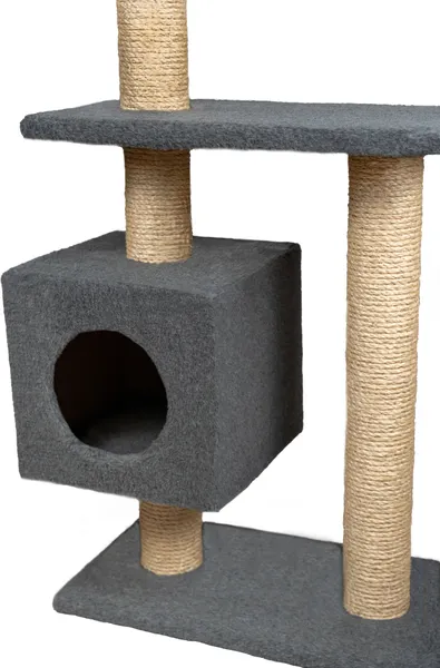 Изображение товара Комплекс для кошек Cat House Буран 1.06 (сизаль серый)