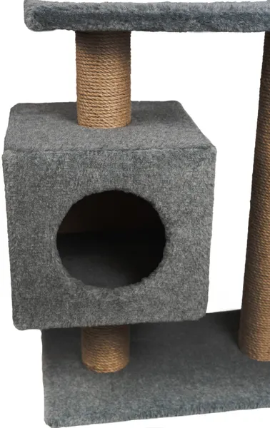 Изображение товара Комплекс для кошек Cat House Буран 1.06 (джут серый)