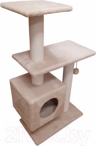 Изображение товара Комплекс для кошек Cat House Буран 1.06 (хлопок бежевый)